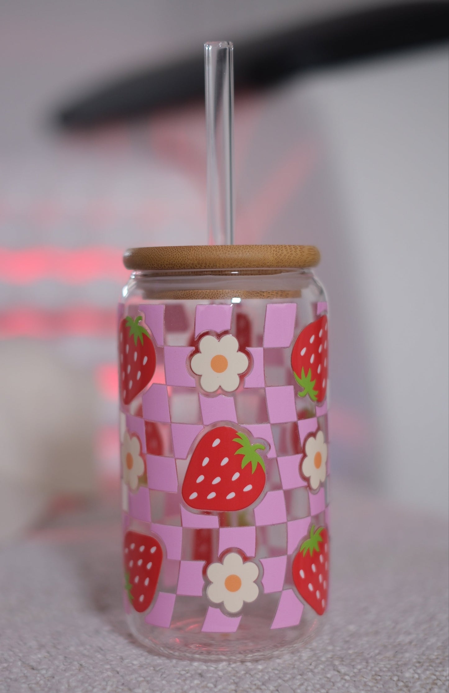 Berry Sweet | 16oz Glass Tumbler