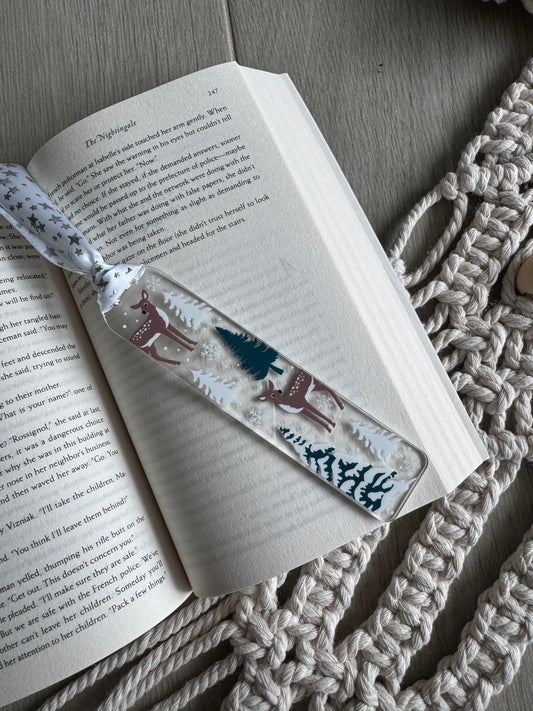 Frosty Forest | Acrylic Bookmark